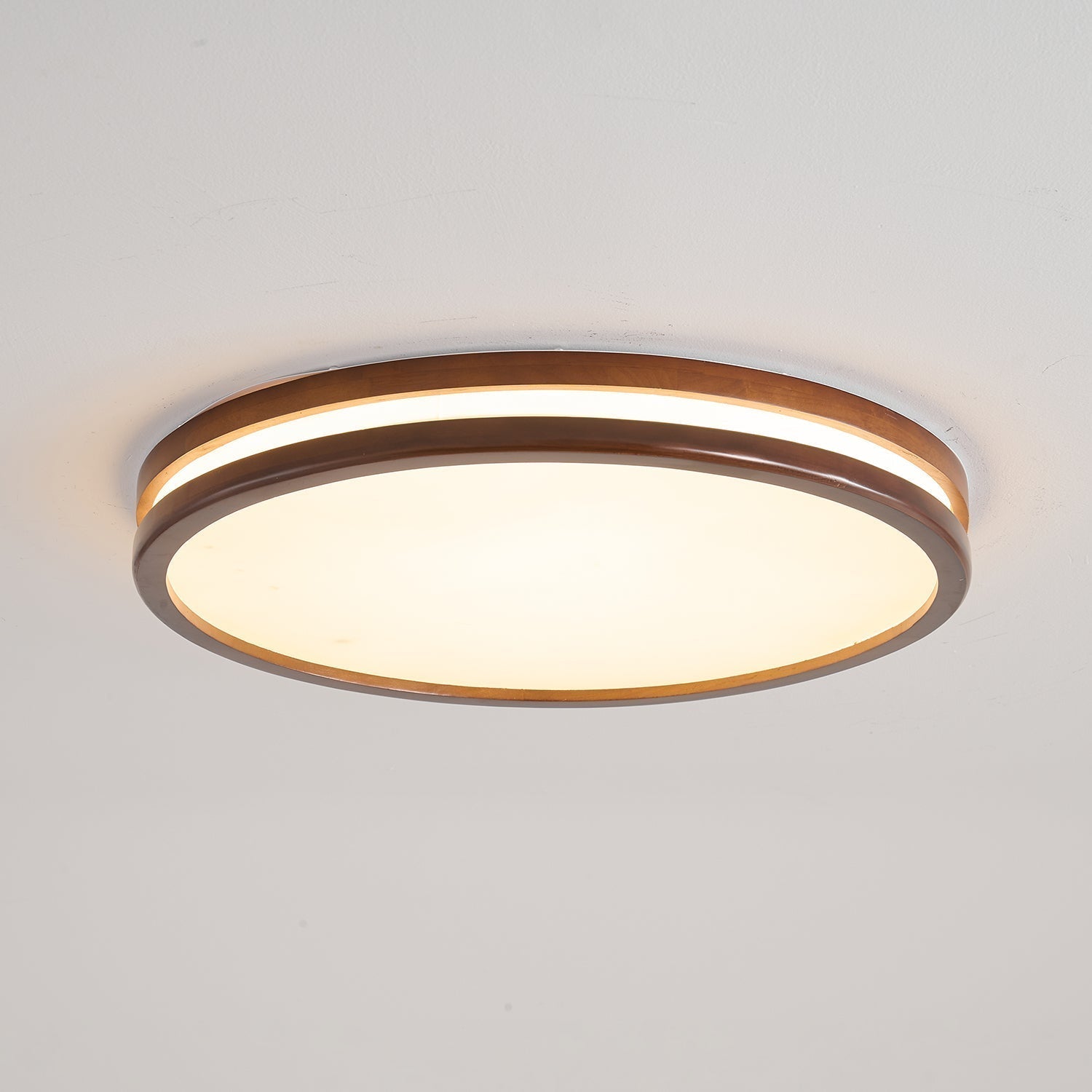 Nysilos Lampe Plafonnier Moderne Minimaliste en Bois