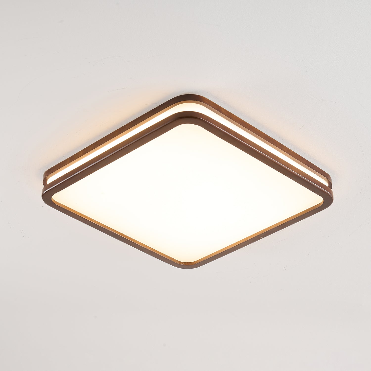 Nysilos Lampe Plafonnier Moderne Minimaliste en Bois