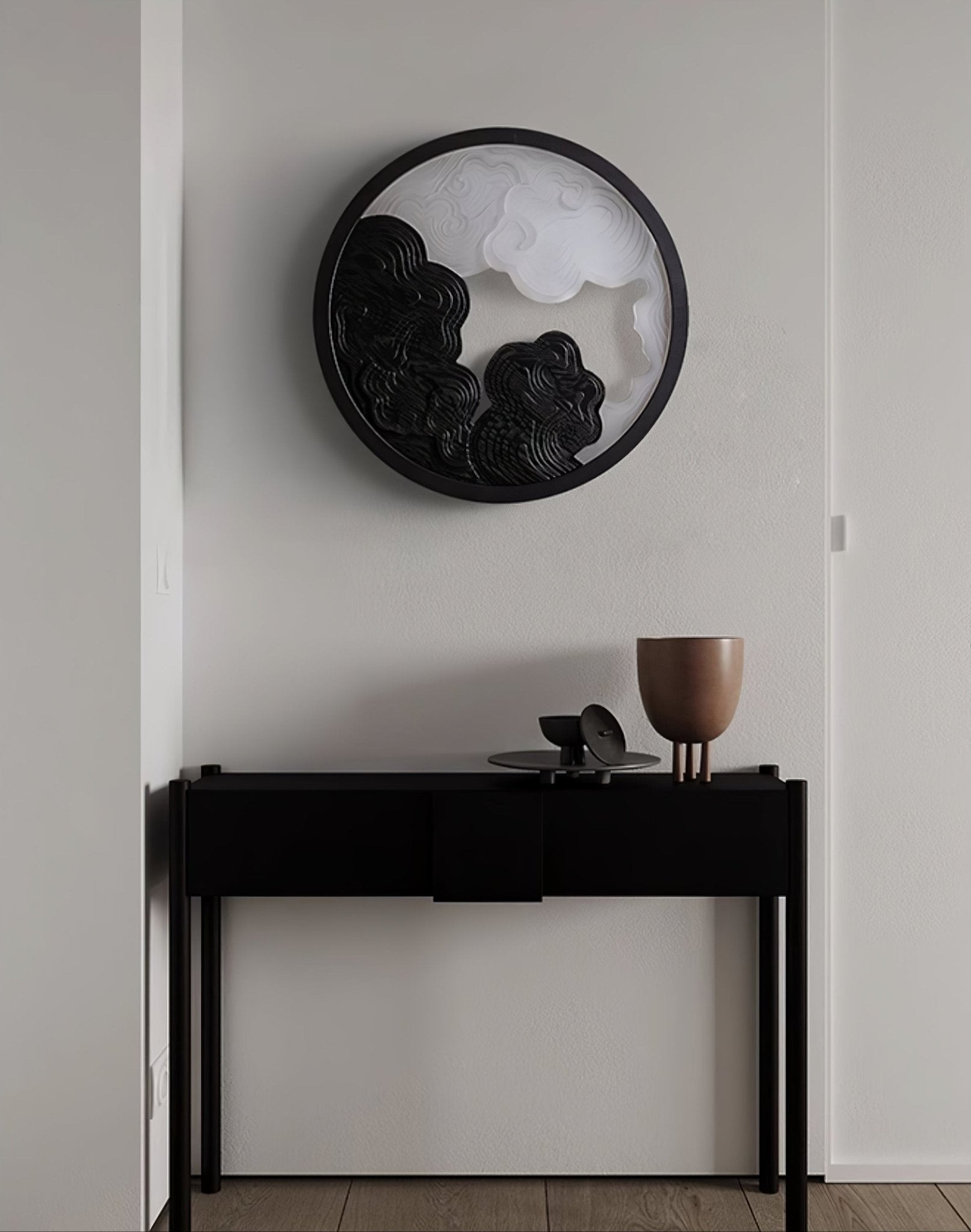 Grayson Applique Murale en Bois Moderne