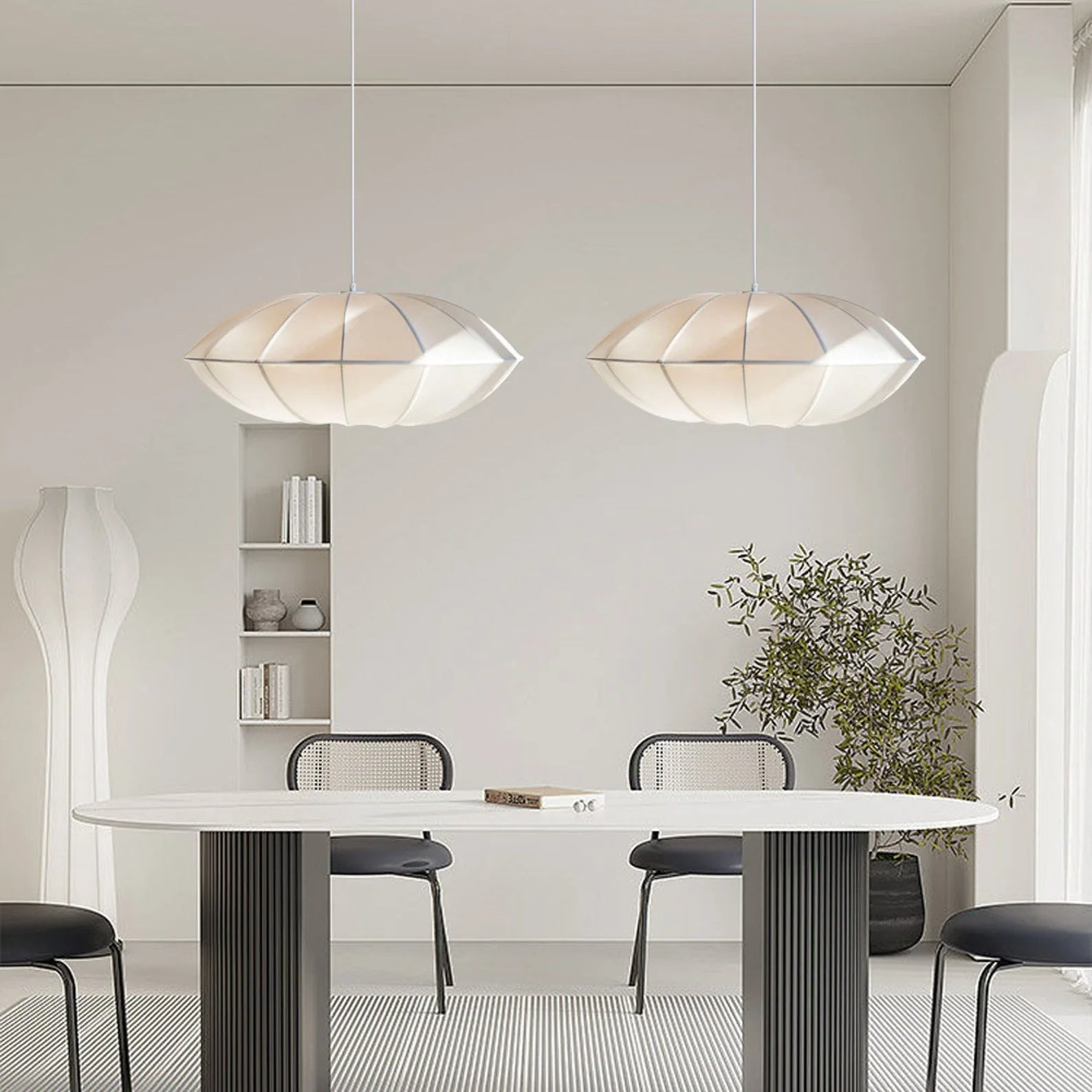 Tansu Lanterne Classique LED Suspension Salle à Manger