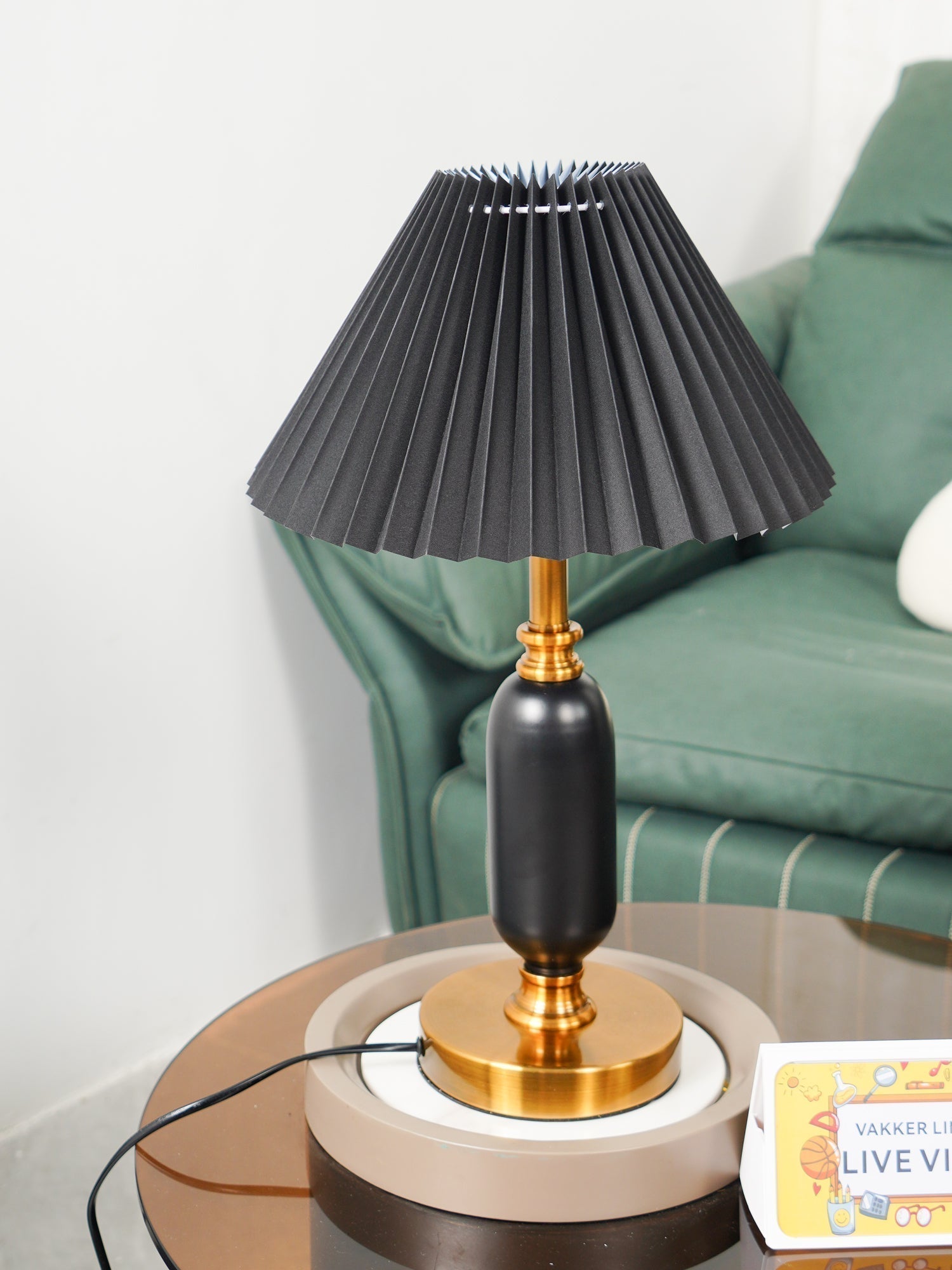 Aurmarila Lampe de Table en Tissu