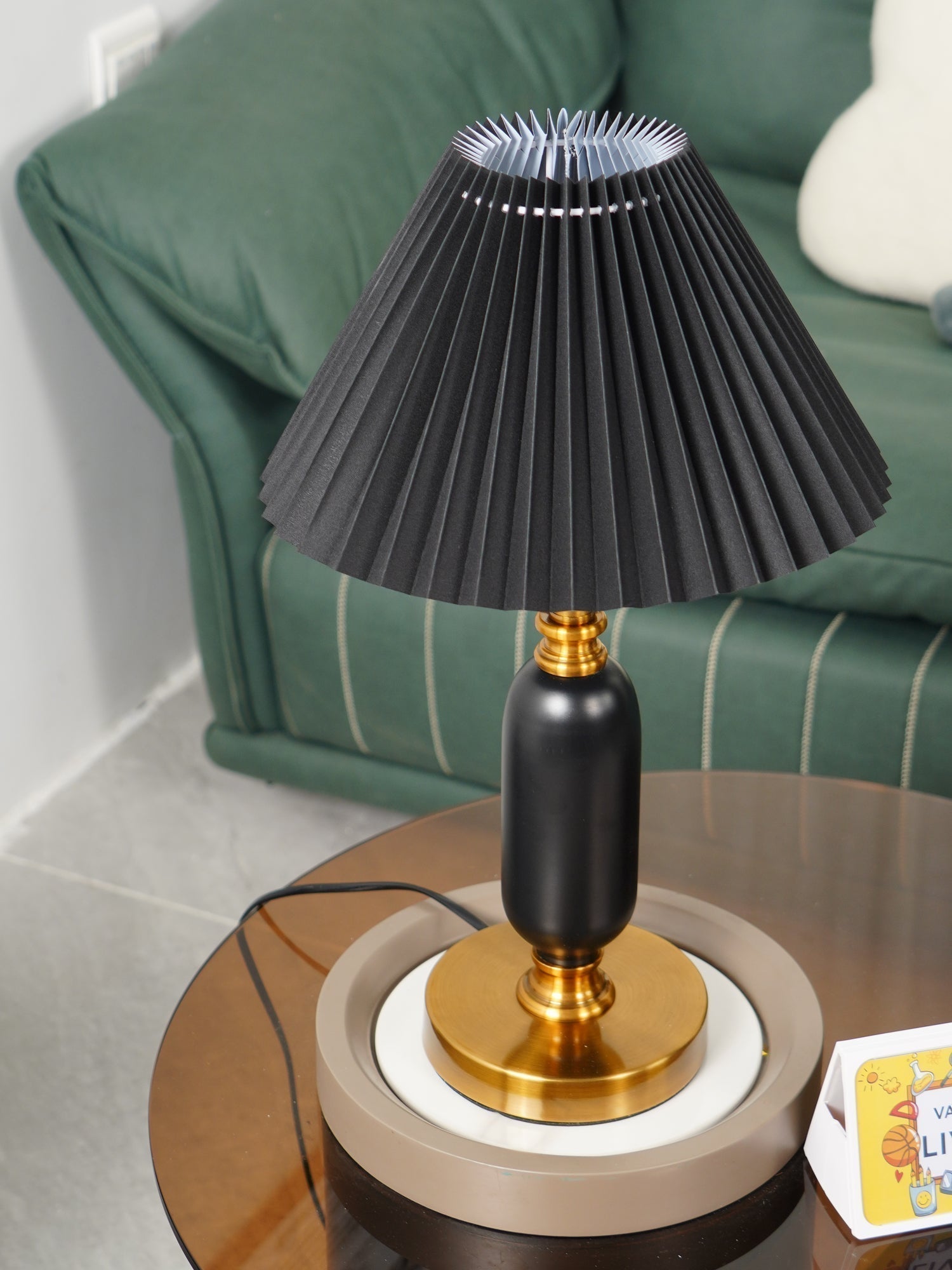 Aurmarila Lampe de Table en Tissu