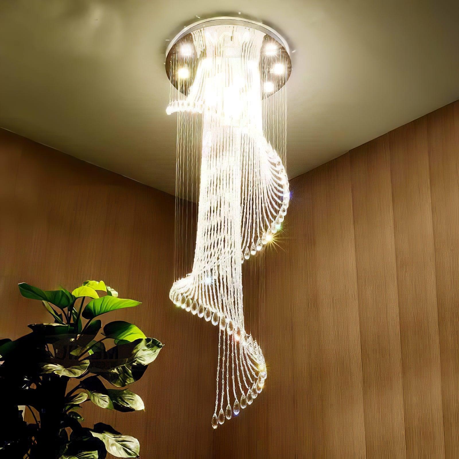 Evlaeia Lustre Cristal Postmoderne Luxueux