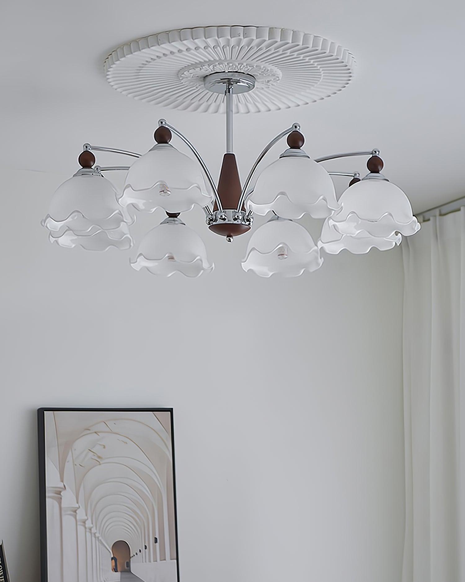 Lustre Claudia Fleurs Élégance Florale Vintage