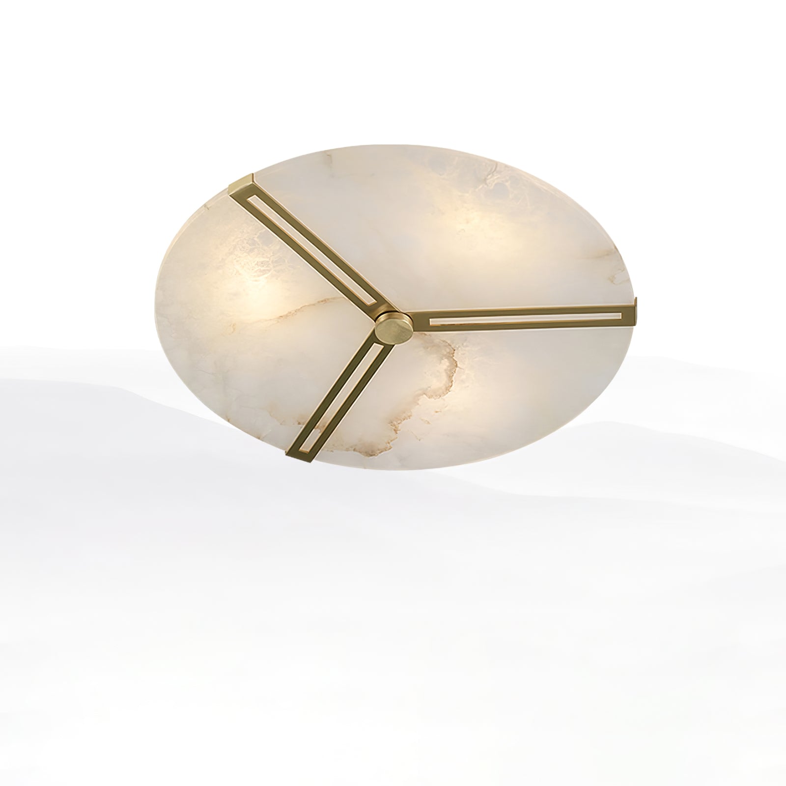 Aveline Lumière de Plafond Appliquée en Albâtre