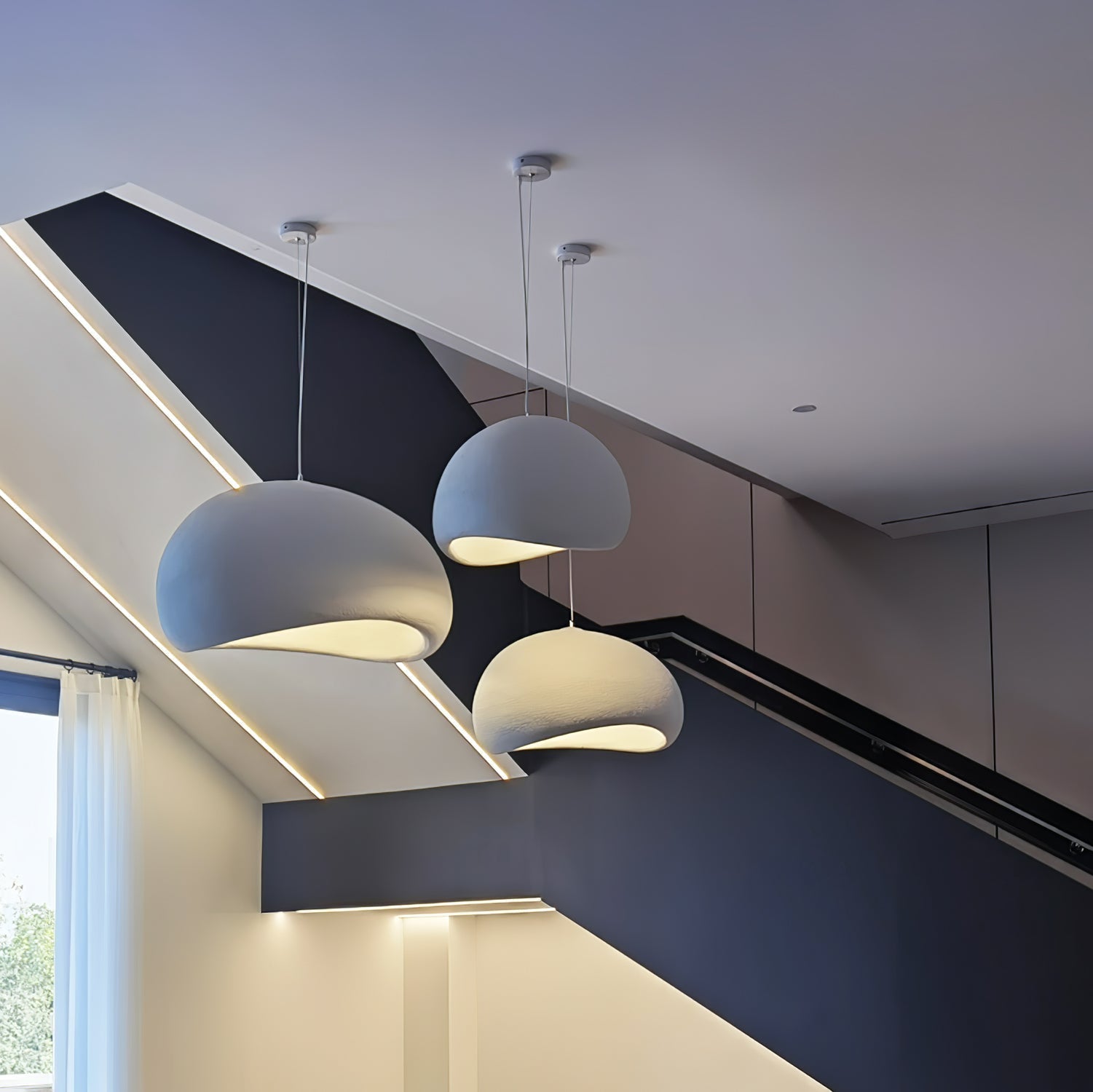 Ivinan Lampe Suspendue Style Nuage Minimaliste