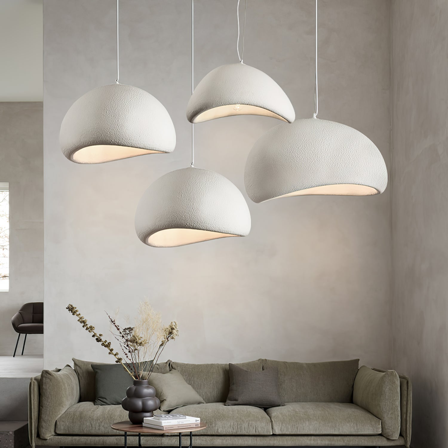 Ivinan Lampe Suspendue Style Nuage Minimaliste