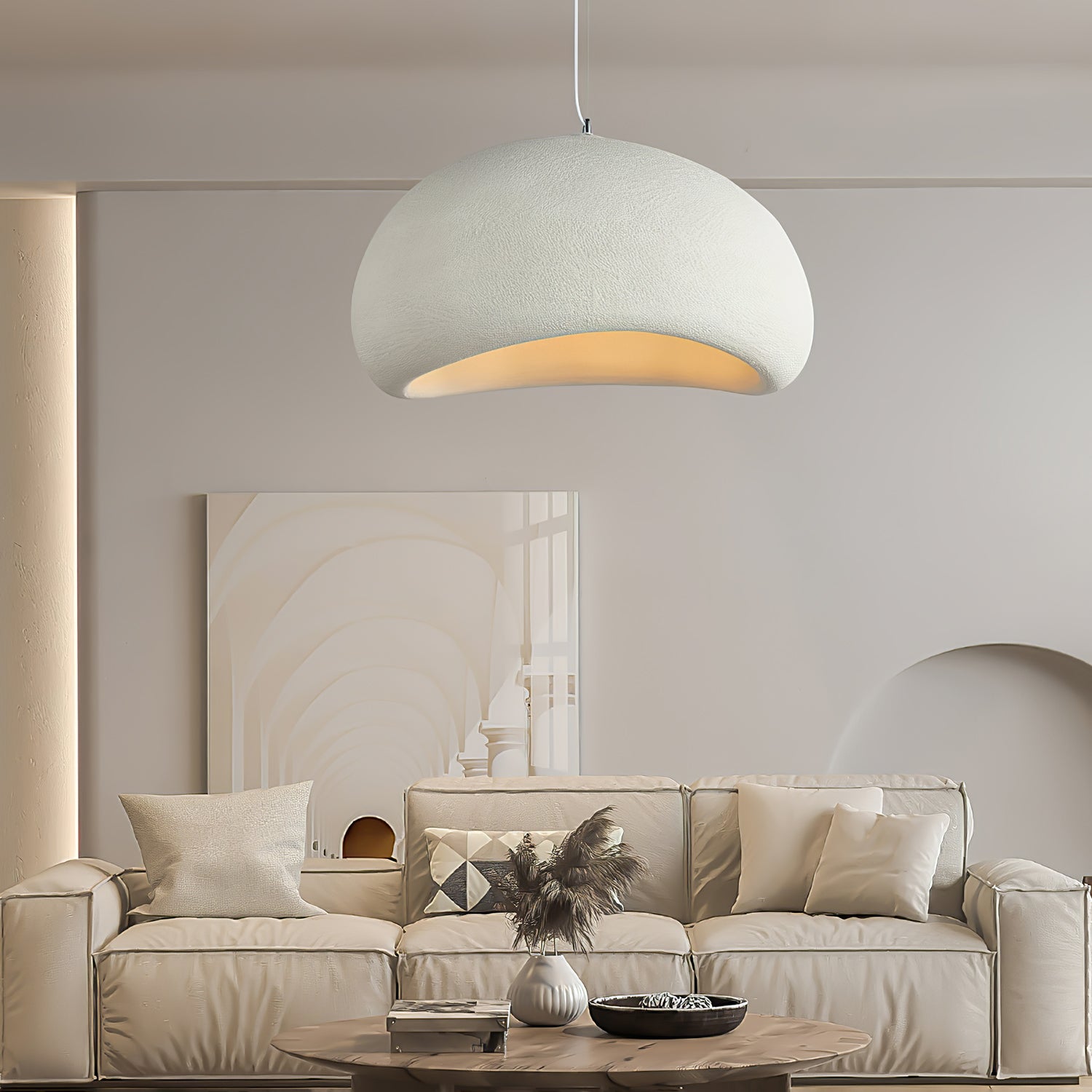 Ivinan Lampe Suspendue Style Nuage Minimaliste