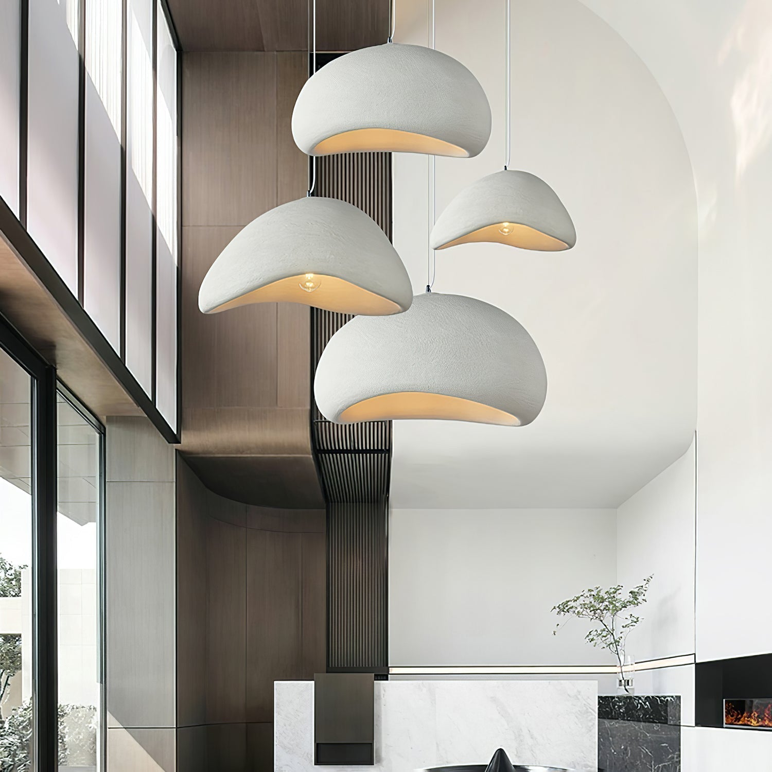 Ivinan Lampe Suspendue Style Nuage Minimaliste