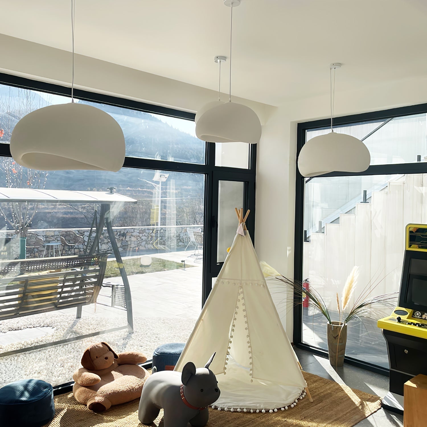 Ivinan Lampe Suspendue Style Nuage Minimaliste