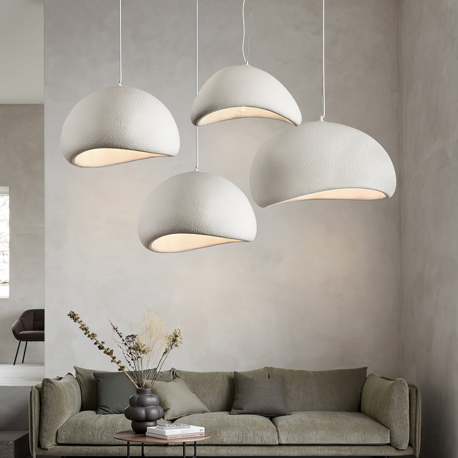 Lustra Suspension Nuage Swag Wabi-Sabi