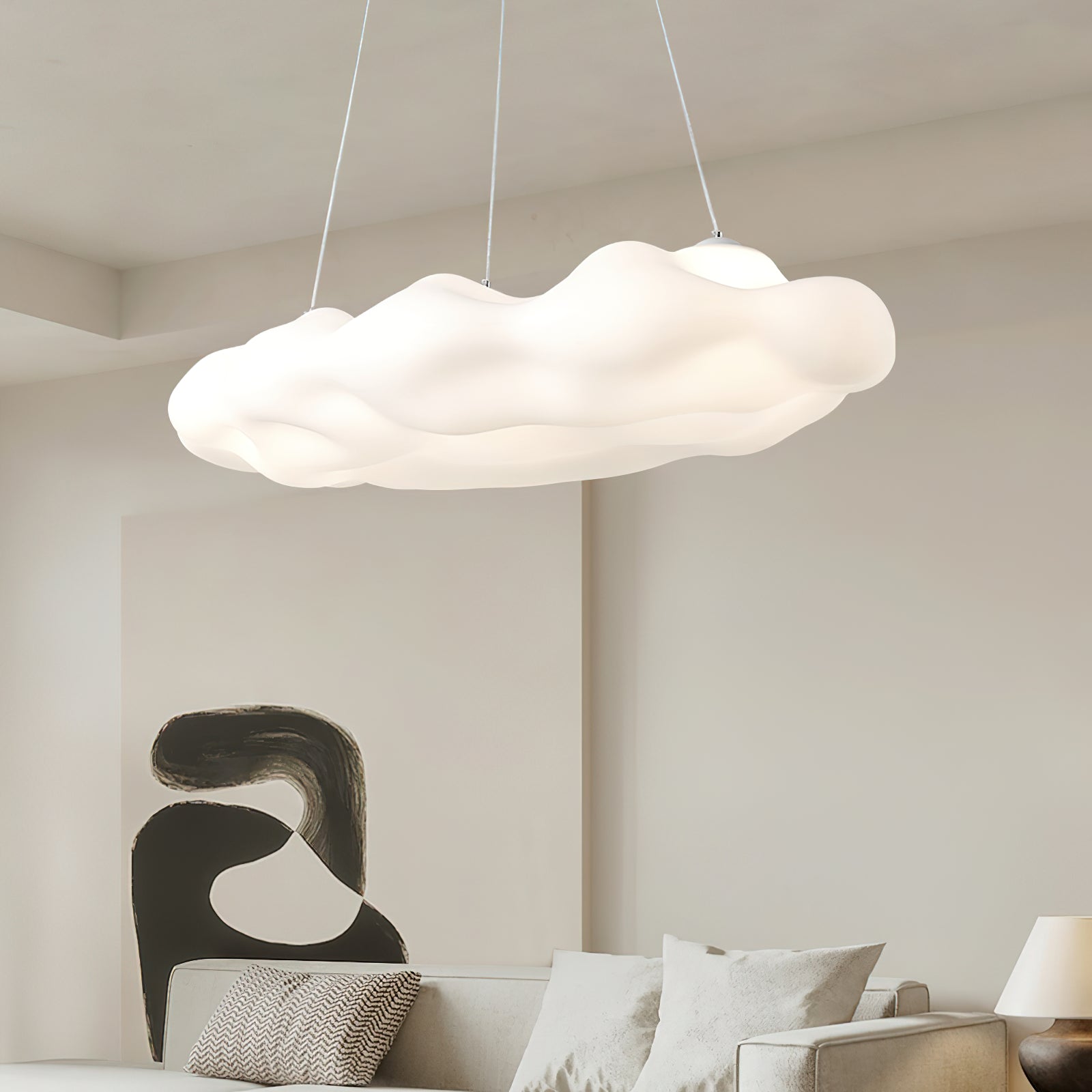 Nimer Suspension Lampe Artistique en PE