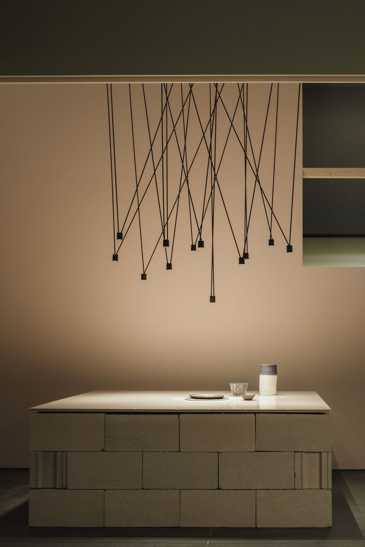 Lustra Collection de Suspensions Lampes Fils Câblés Fins