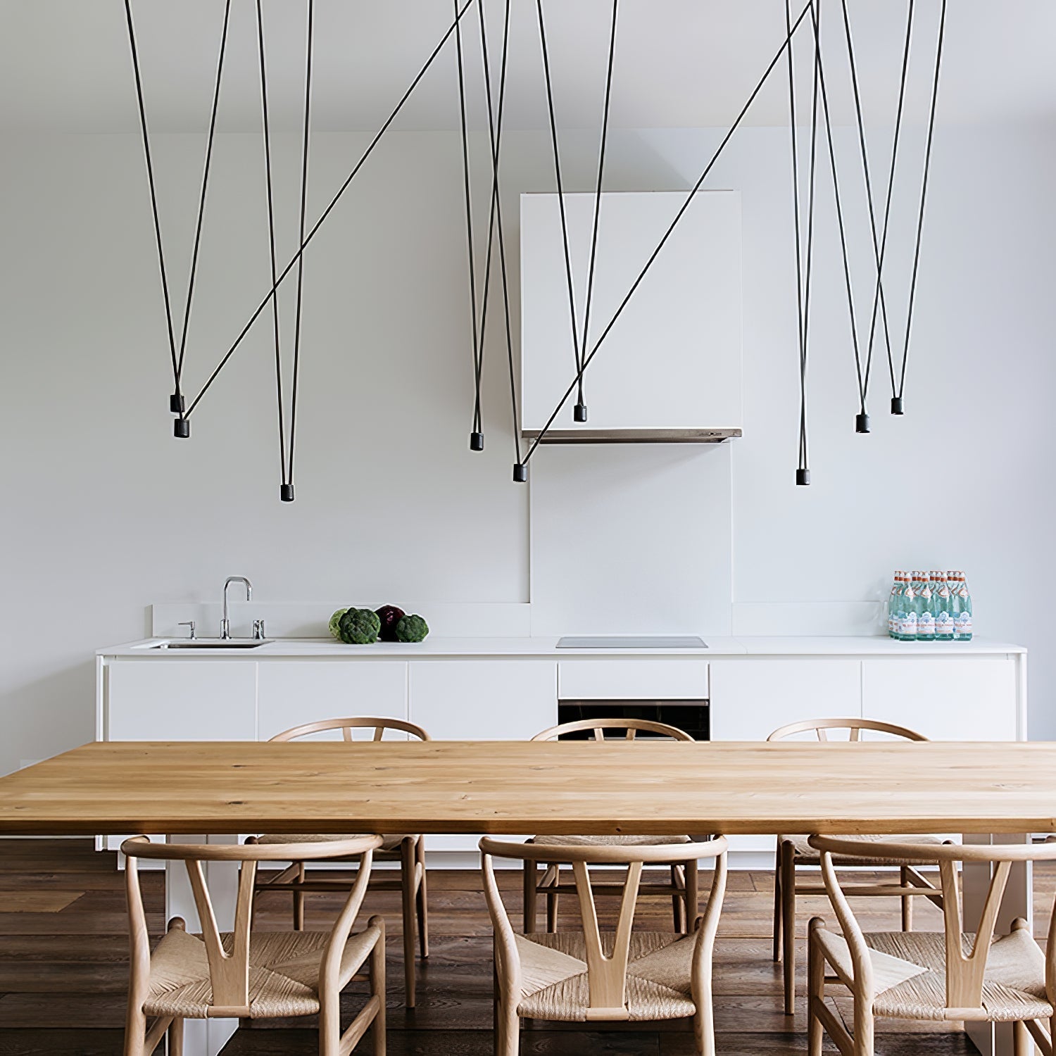 Lustra Collection de Suspensions Lampes Fils Câblés Fins