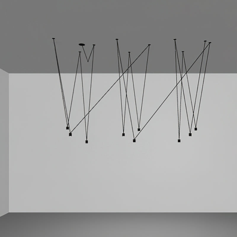Lustra Collection de Suspensions Lampes Fils Câblés Fins