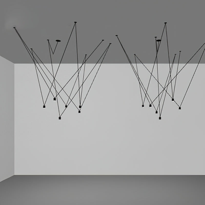 Lustra Collection de Suspensions Lampes Fils Câblés Fins