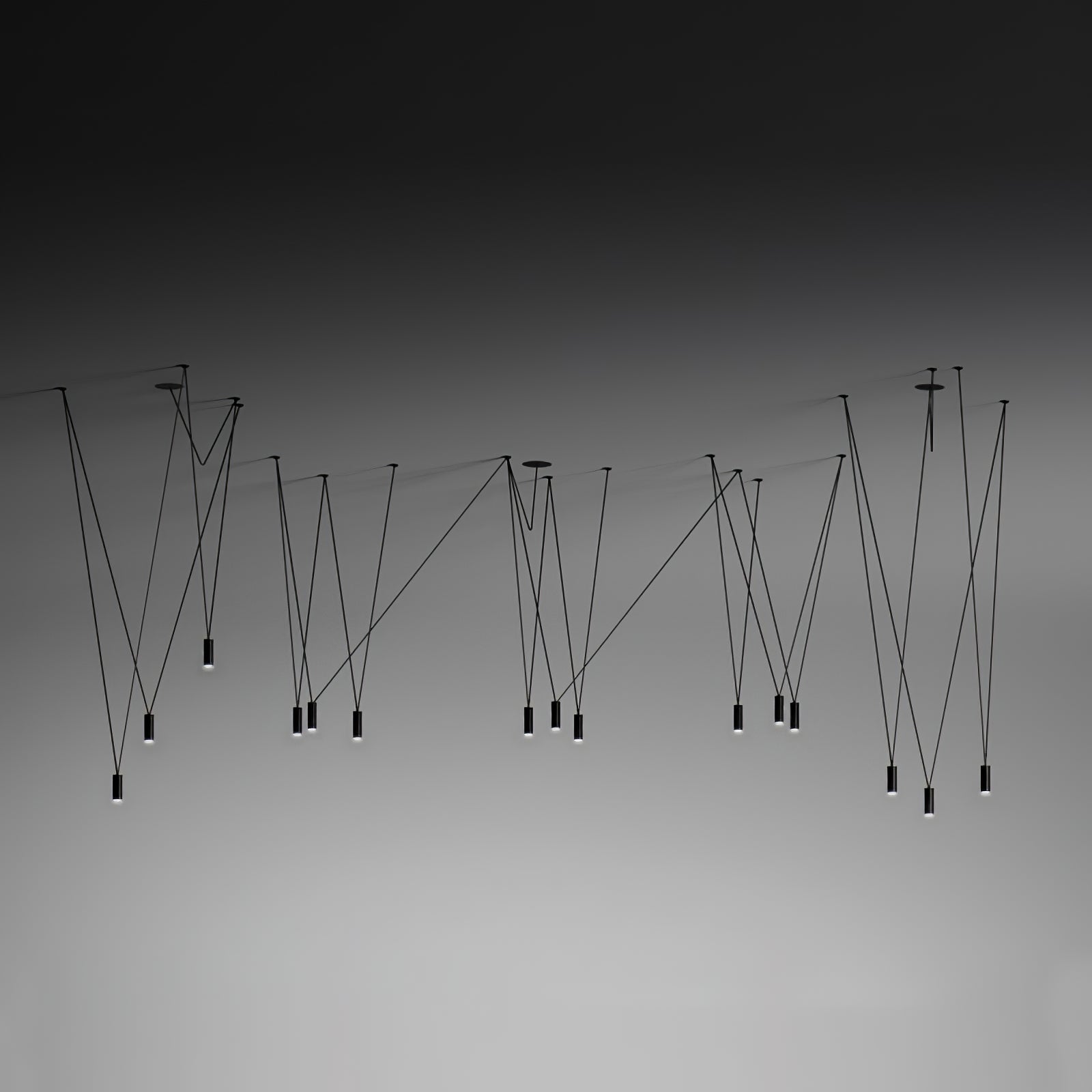 Lustra Collection de Suspensions Lampes Fils Câblés Fins