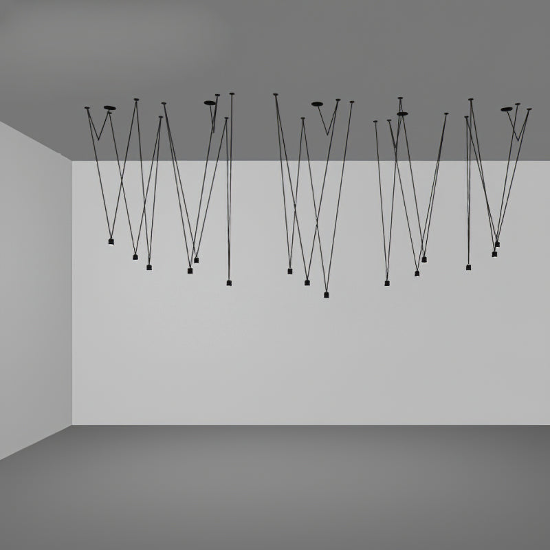 Lustra Collection de Suspensions Lampes Fils Câblés Fins