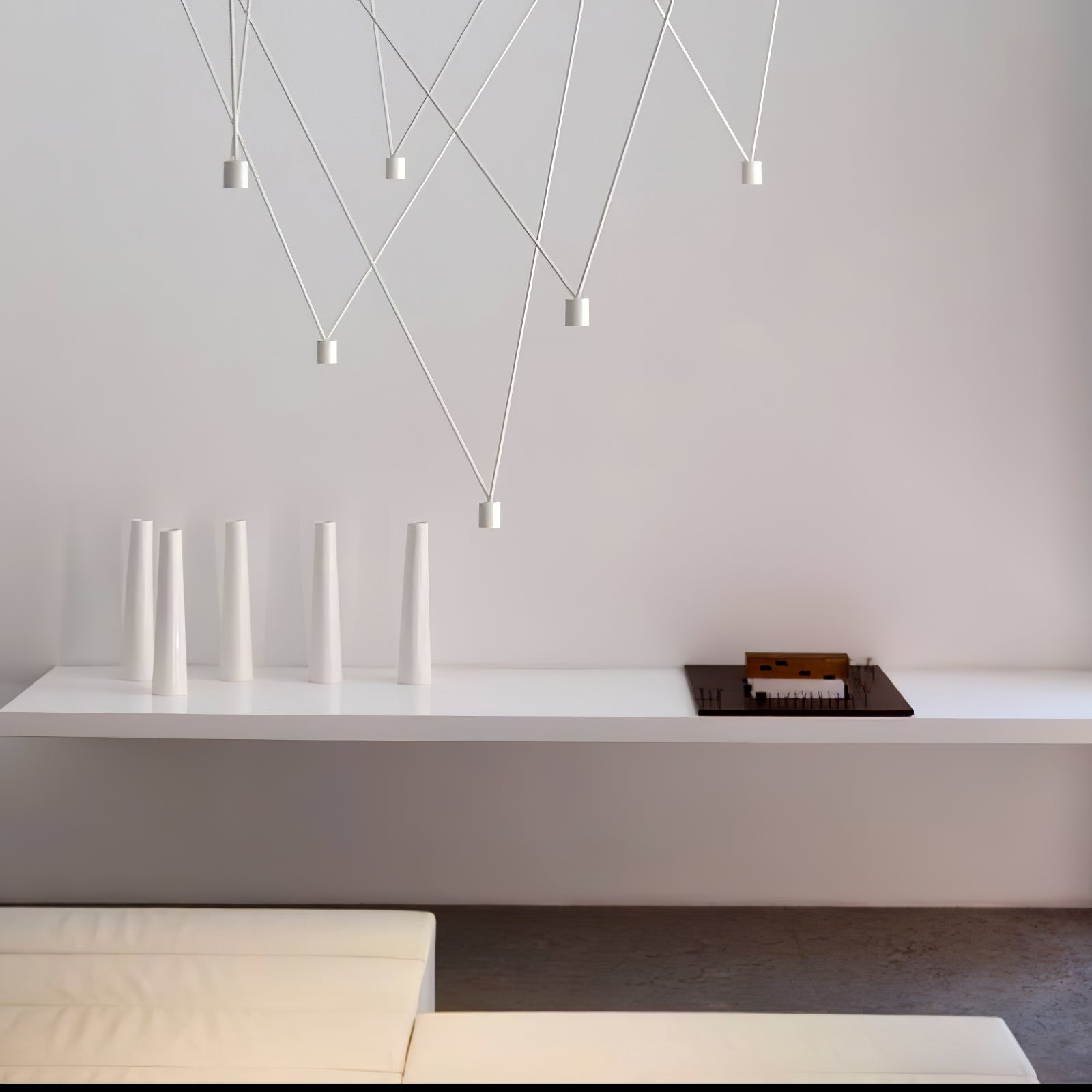 Lustra Collection de Suspensions Lampes Fils Câblés Fins