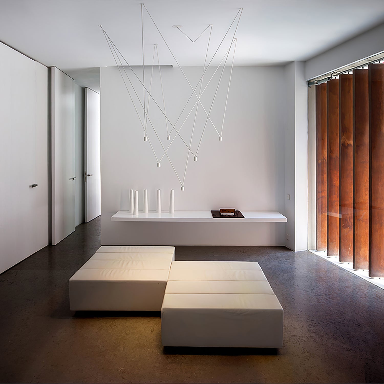 Lustra Collection de Suspensions Lampes Fils Câblés Fins