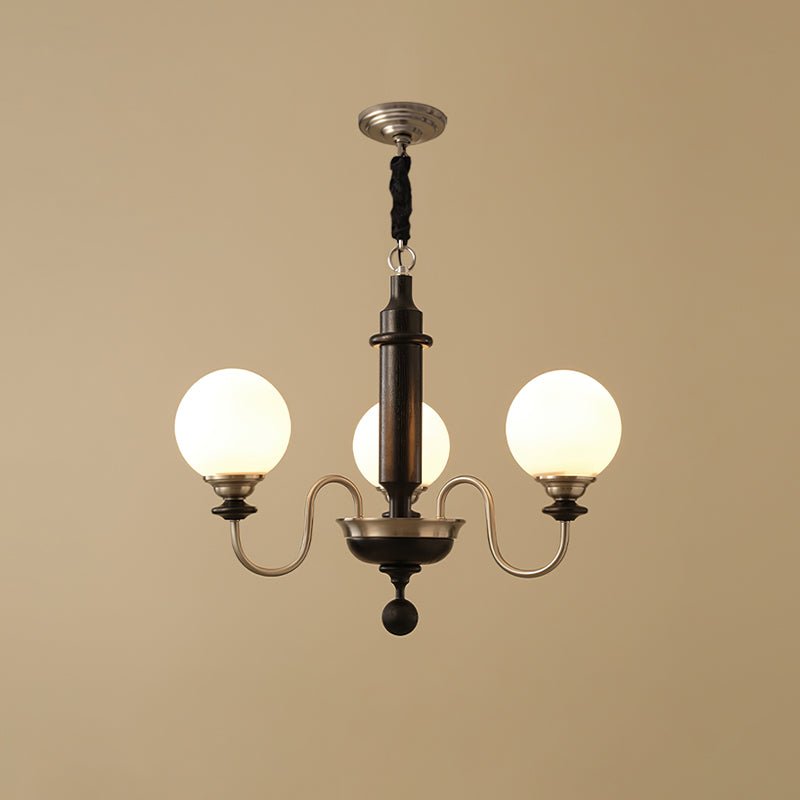 Nyvinia Lustre en Laiton Vintage et Verre