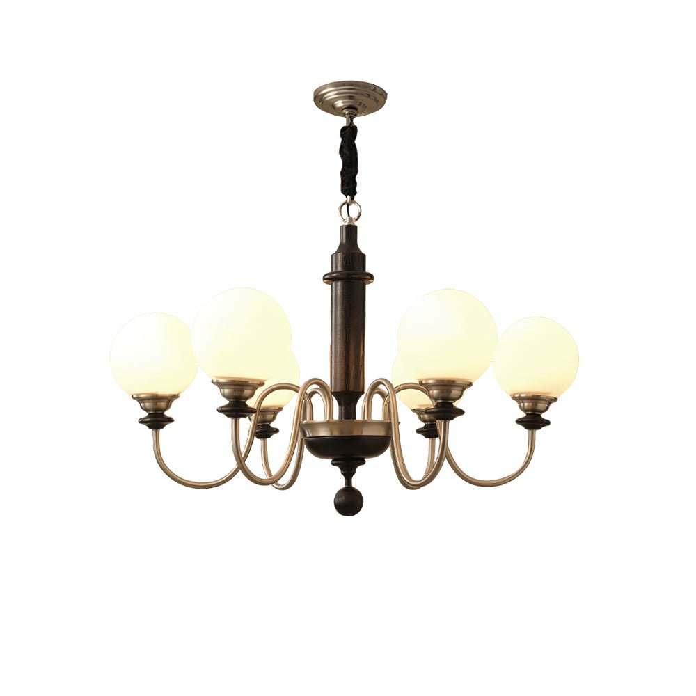 Nyvinia Lustre en Laiton Vintage et Verre