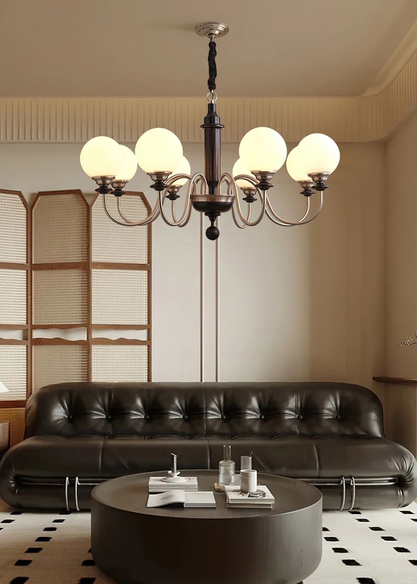 Nyvinia Lustre en Laiton Vintage et Verre