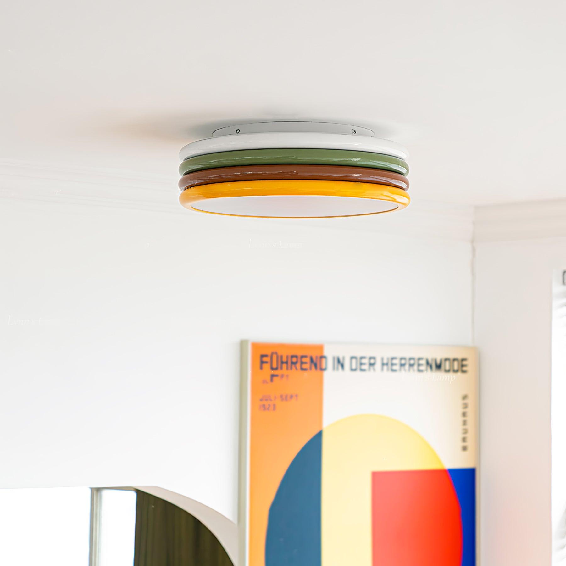 Comareth Plafonnier Art Unique Couleur Empilée