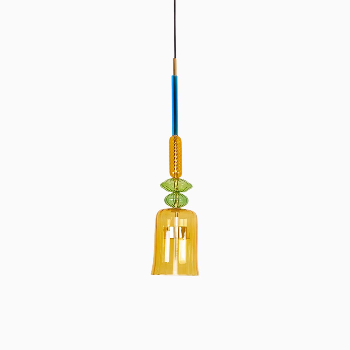 Muse Suspension en Verre Bohémienne