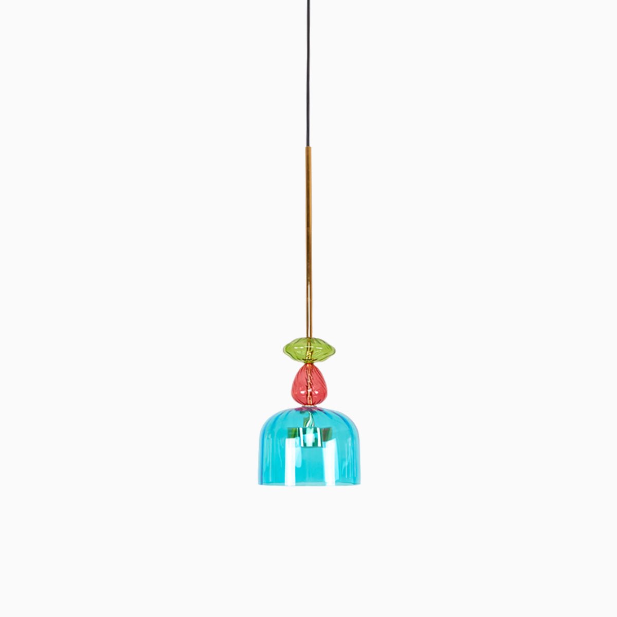 Muse Suspension en Verre Bohémienne