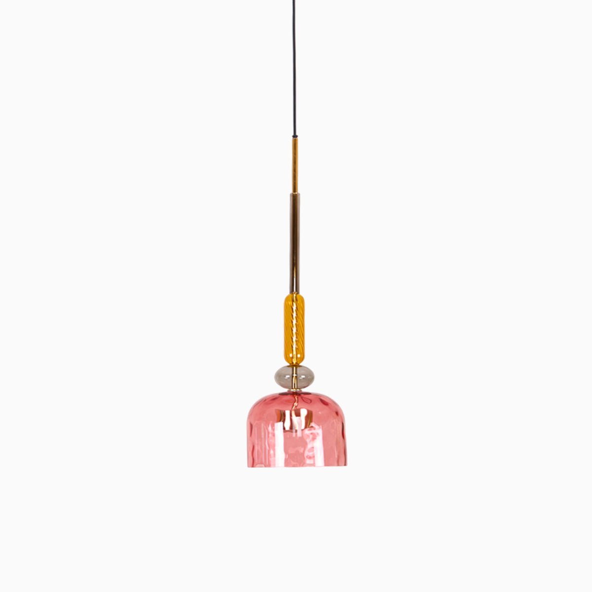 Muse Suspension en Verre Bohémienne