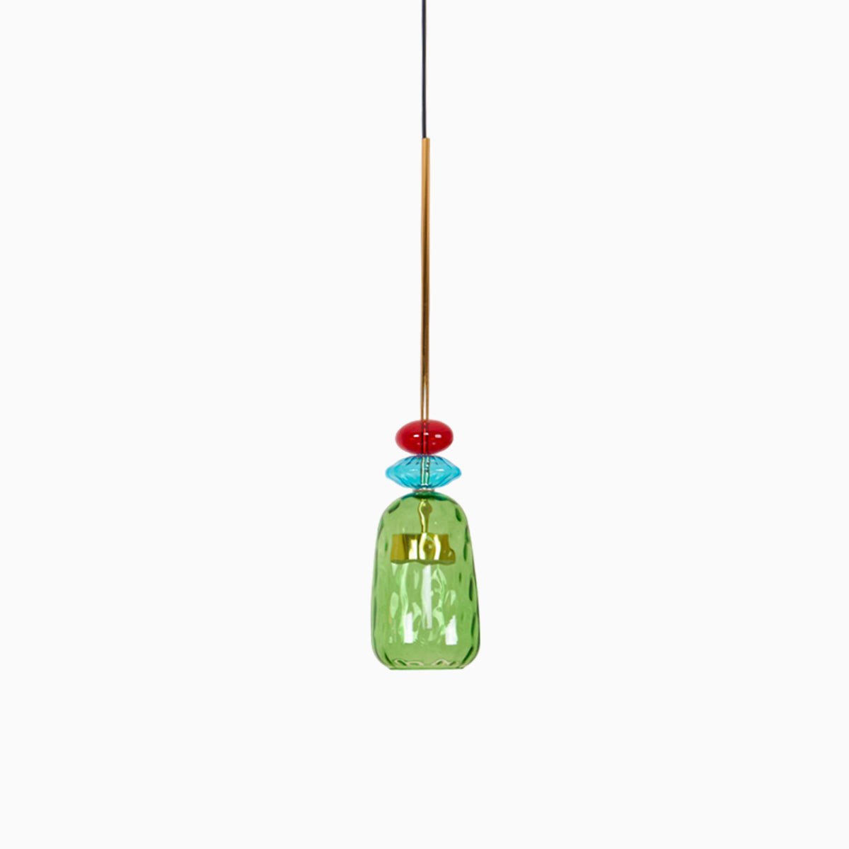 Muse Suspension en Verre Bohémienne