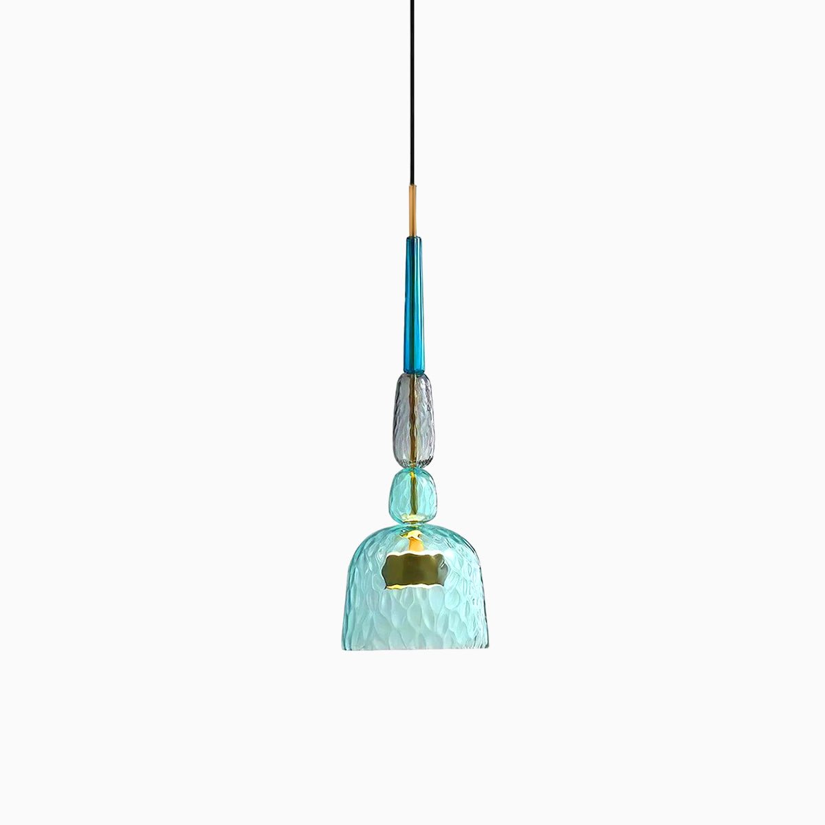 Muse Suspension en Verre Bohémienne