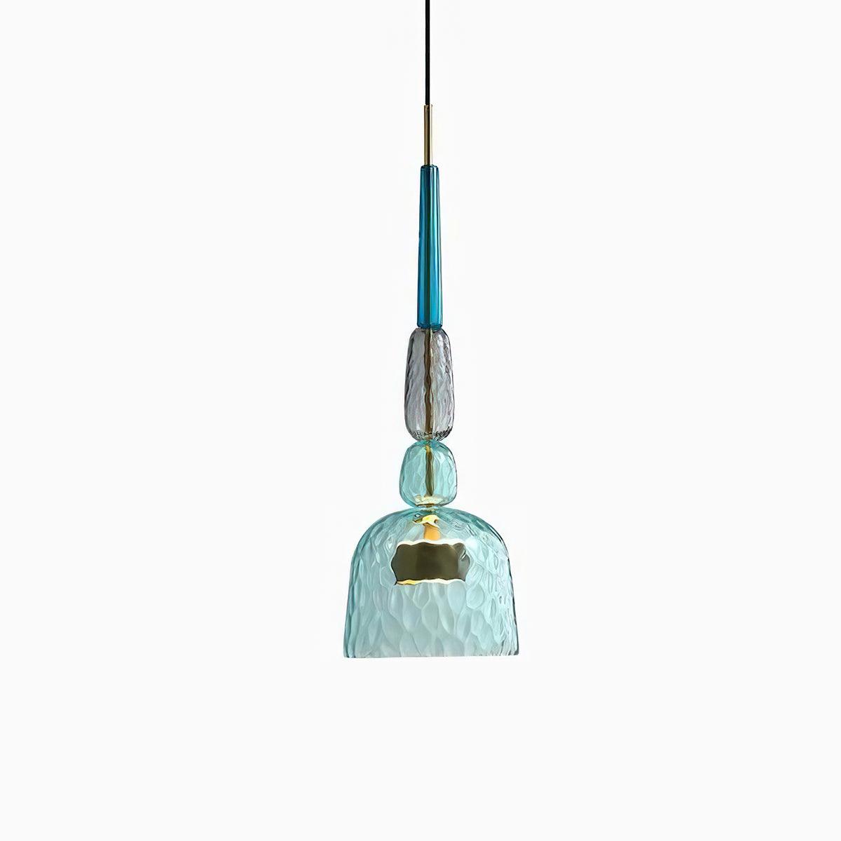 Muse Suspension en Verre Bohémienne