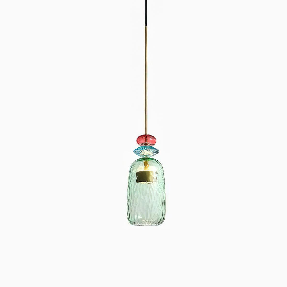 Muse Suspension en Verre Bohémienne