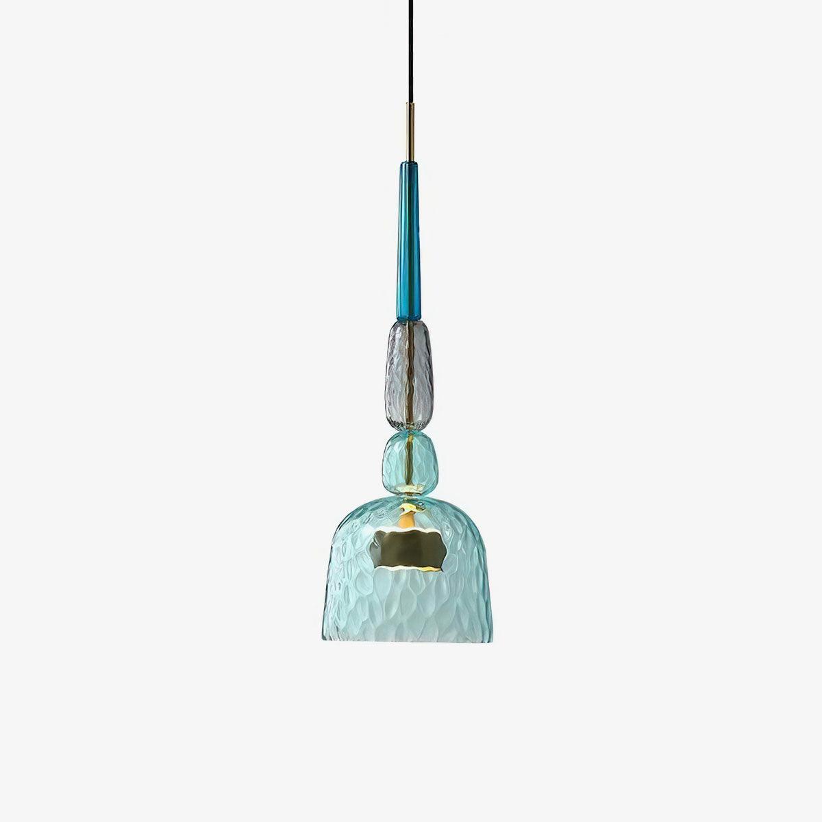 Muse Suspension en Verre Bohémienne