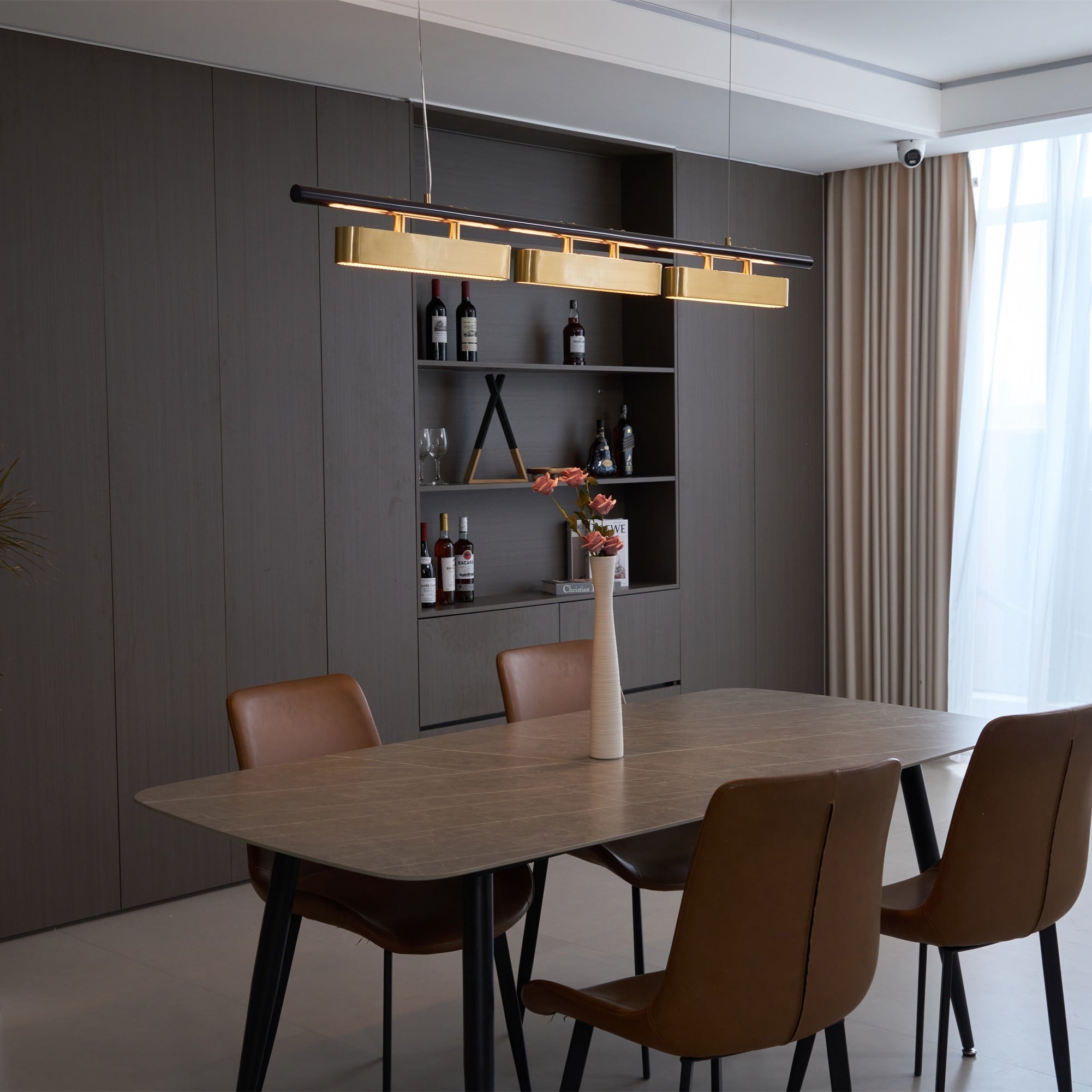 Elarain Suspension minimaliste en laiton