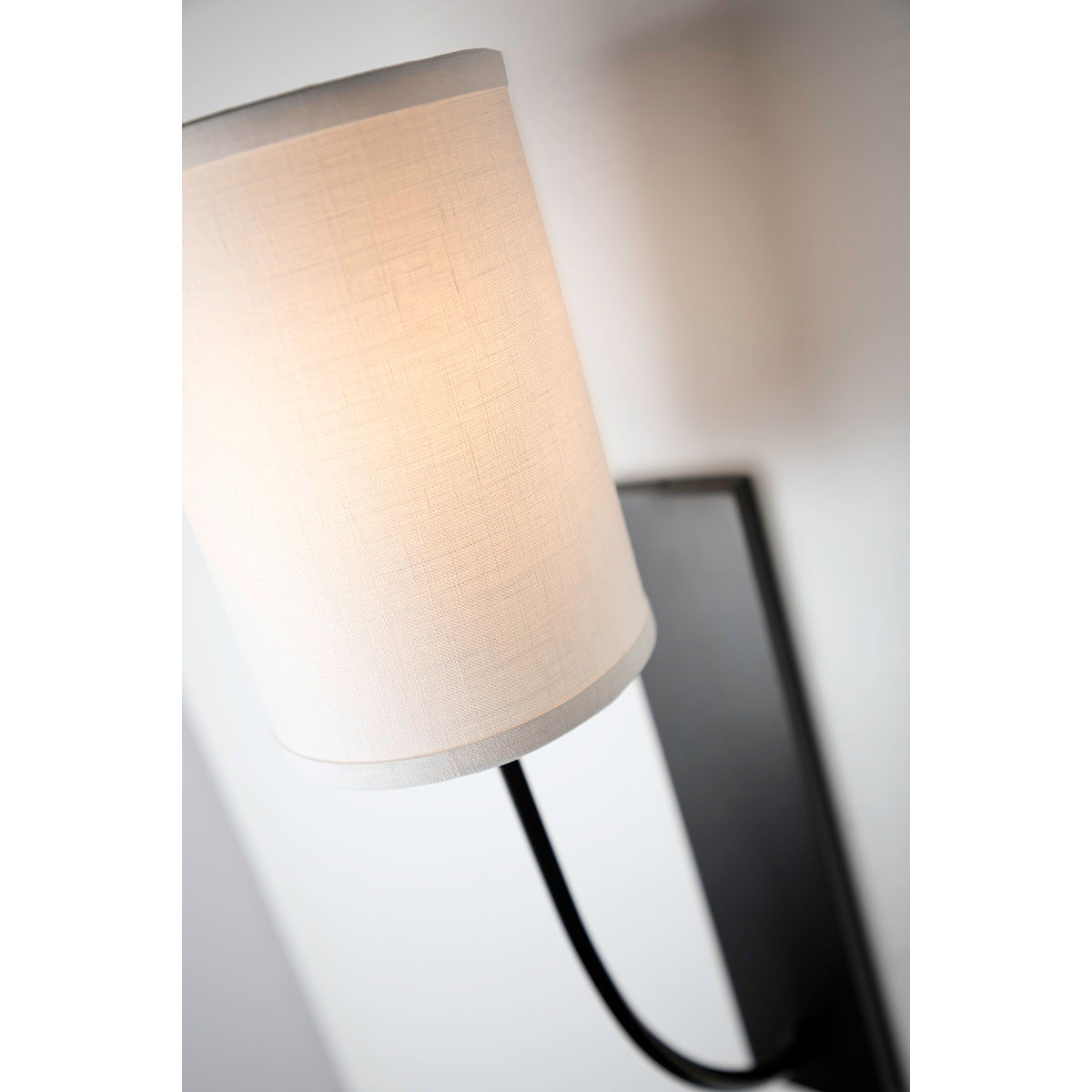 Slate Lampe Murale En Métal Et Tissu Minimaliste Moderne