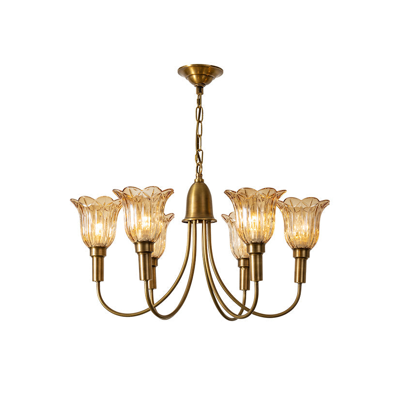Tempo Lustre Métal Laiton Art Déco Vintage