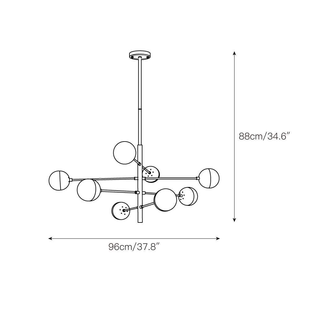 Ultra Lustre Métal Laiton Verre Minimaliste Moderne
