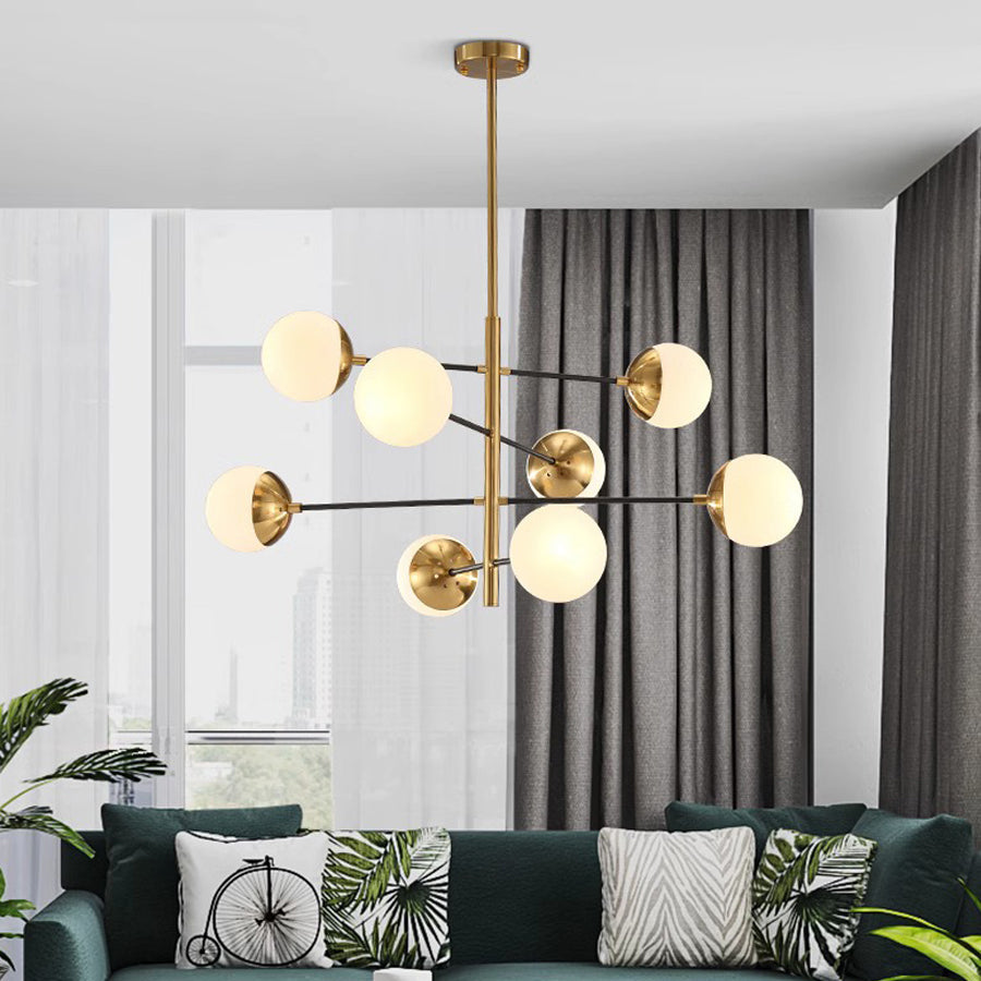 Ultra Lustre Métal Laiton Verre Minimaliste Moderne
