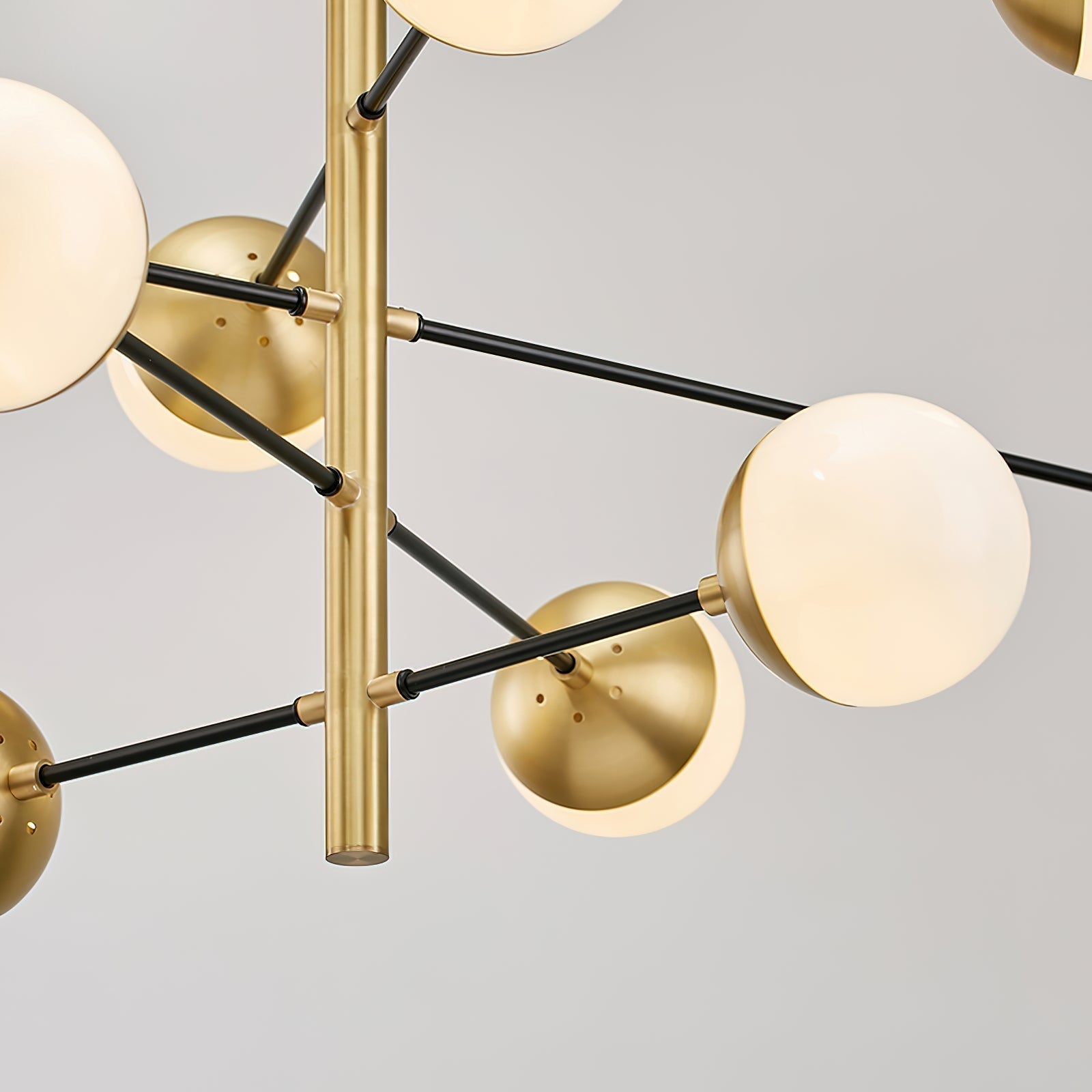 Ultra Lustre Métal Laiton Verre Minimaliste Moderne