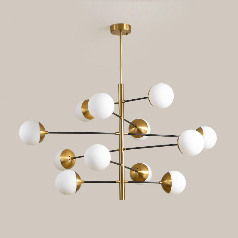 Ultra Lustre Métal Laiton Verre Minimaliste Moderne