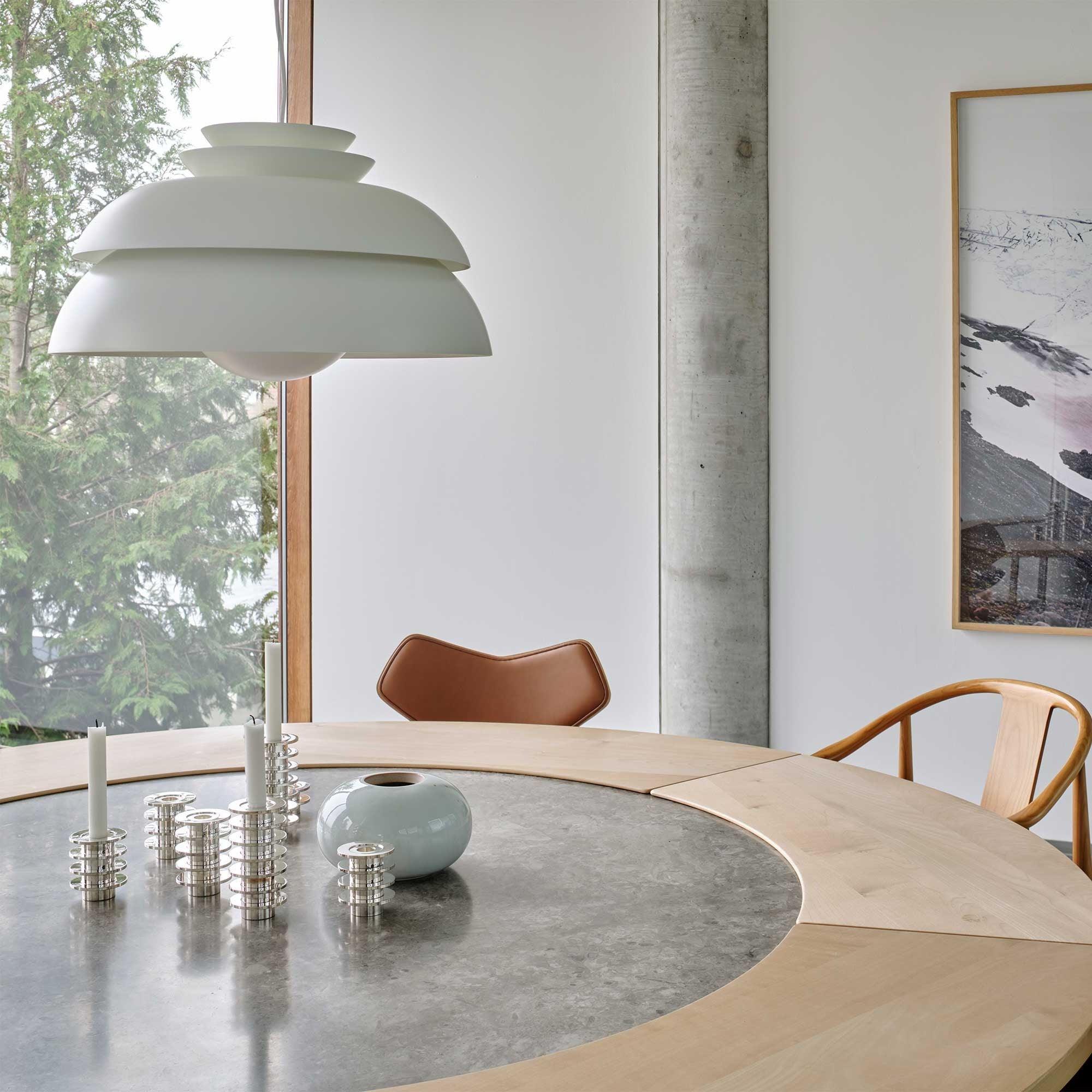 Orlenna Suspension Scandinave Blanche