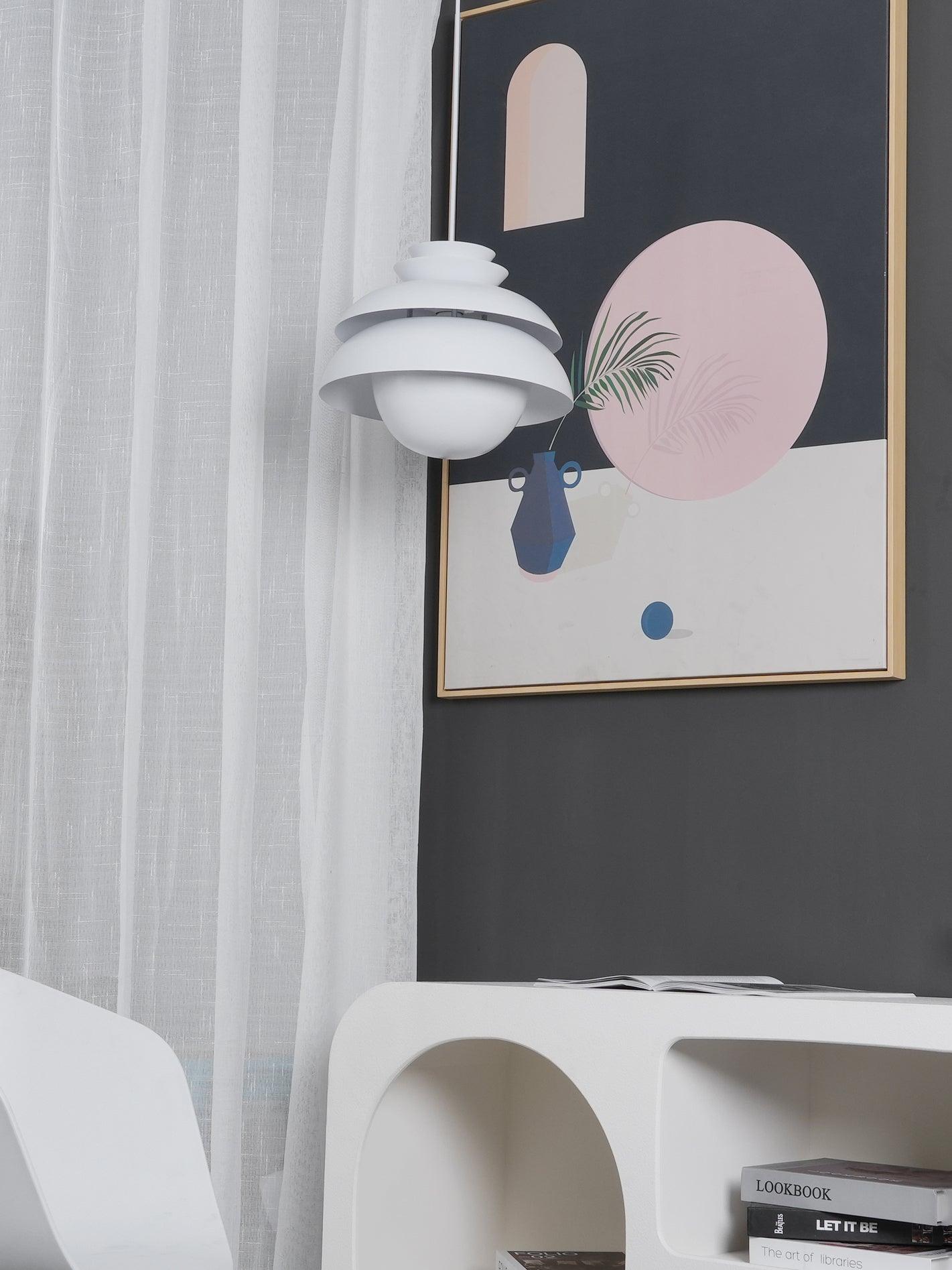 Orlenna Suspension Scandinave Blanche