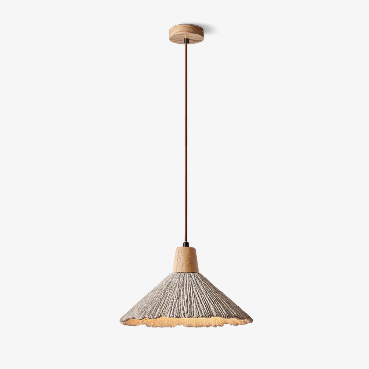 Solara Lampe suspendue en béton plissé