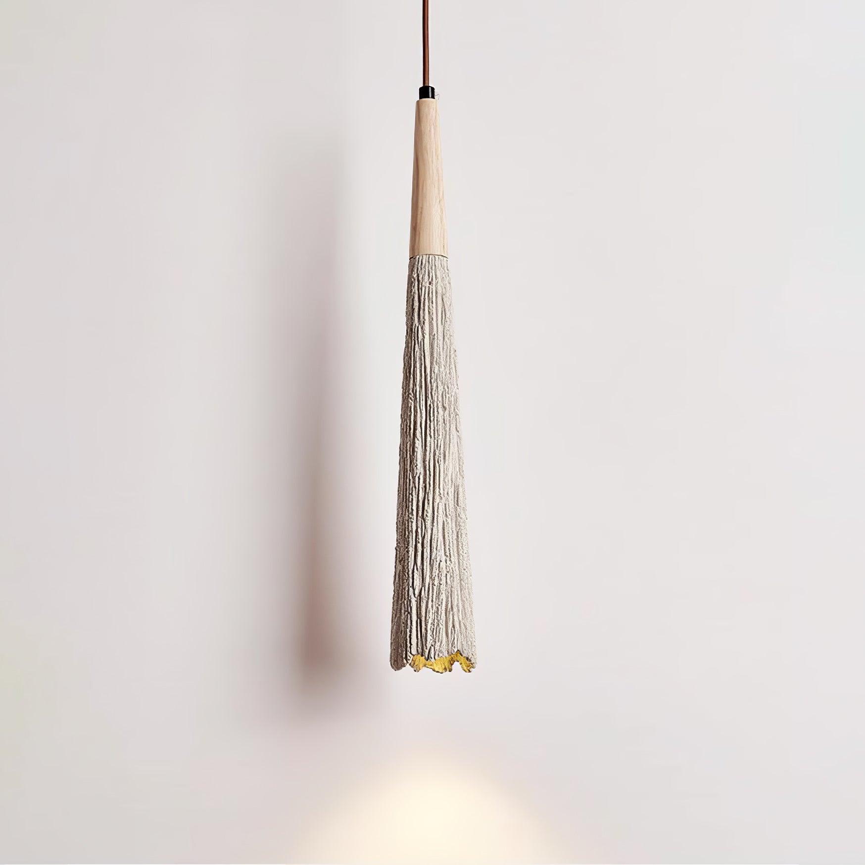 Solara Lampe suspendue en béton plissé