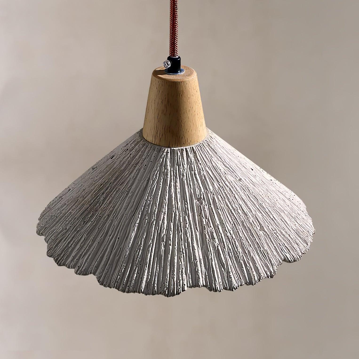 Solara Lampe suspendue en béton plissé