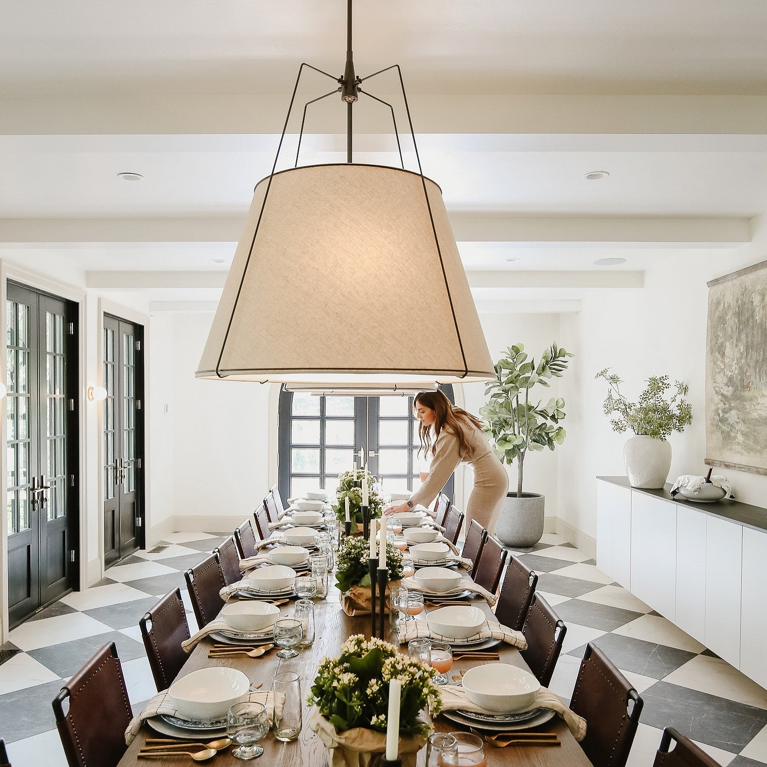 Veshaa Suspension Tissu Industrielle Vintage Tambour