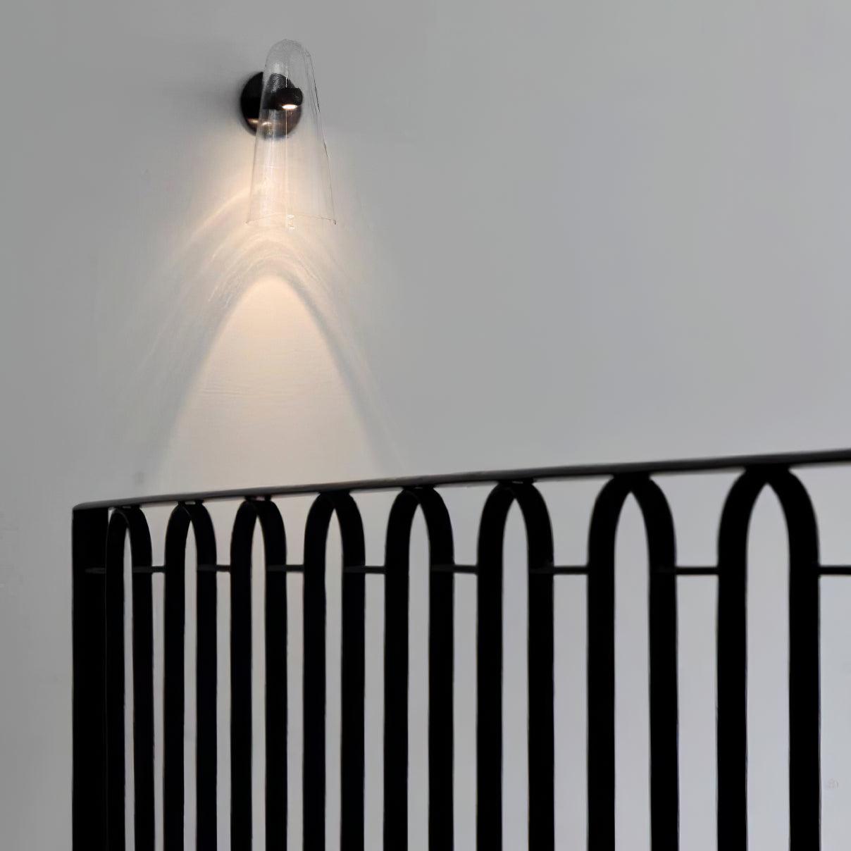 Yoke Lampe Murale En Métal Et Verre Minimaliste Moderne